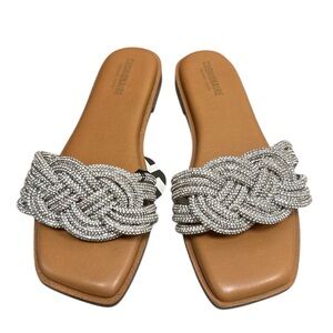 Silver Rhinestone Women's Sandals